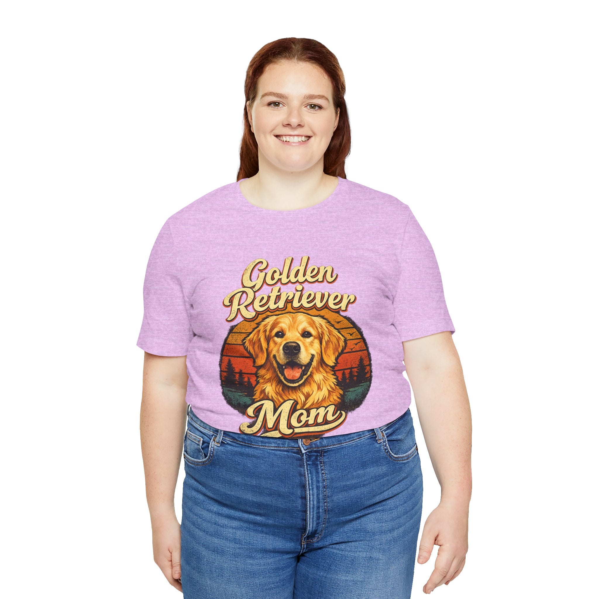 Golden Retriever Mom T-Shirt — Retro Dog Mom Tee