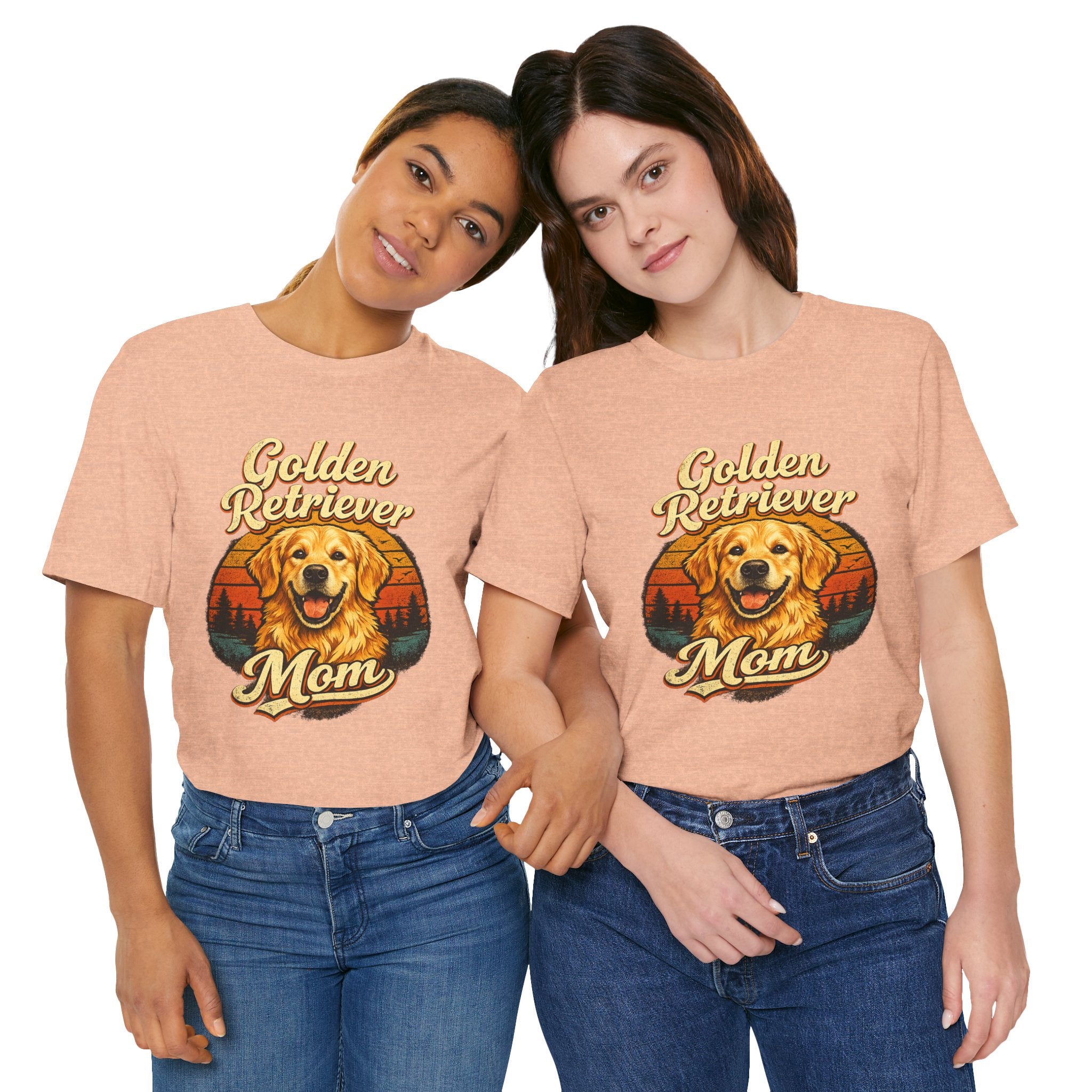 Golden Retriever Mom T-Shirt — Retro Dog Mom Tee