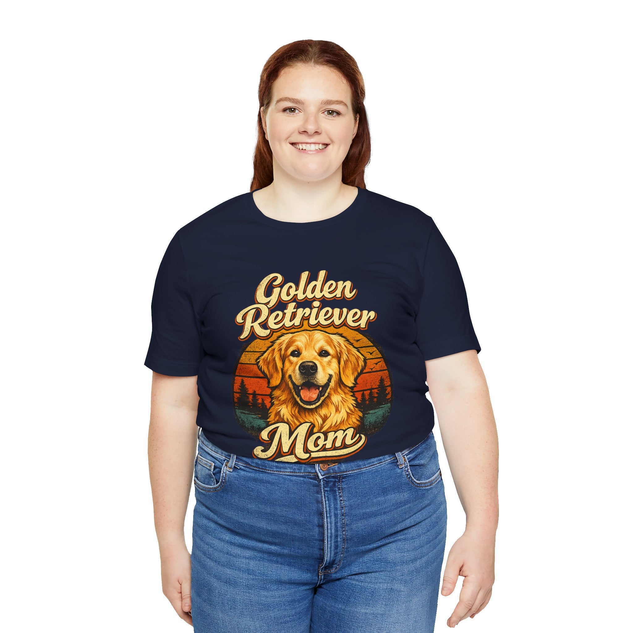 Golden Retriever Mom T-Shirt — Retro Dog Mom Tee