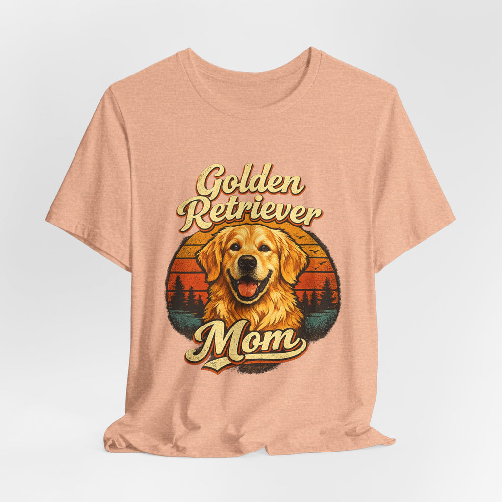 Golden Retriever Mom T-Shirt — Retro Dog Mom Tee