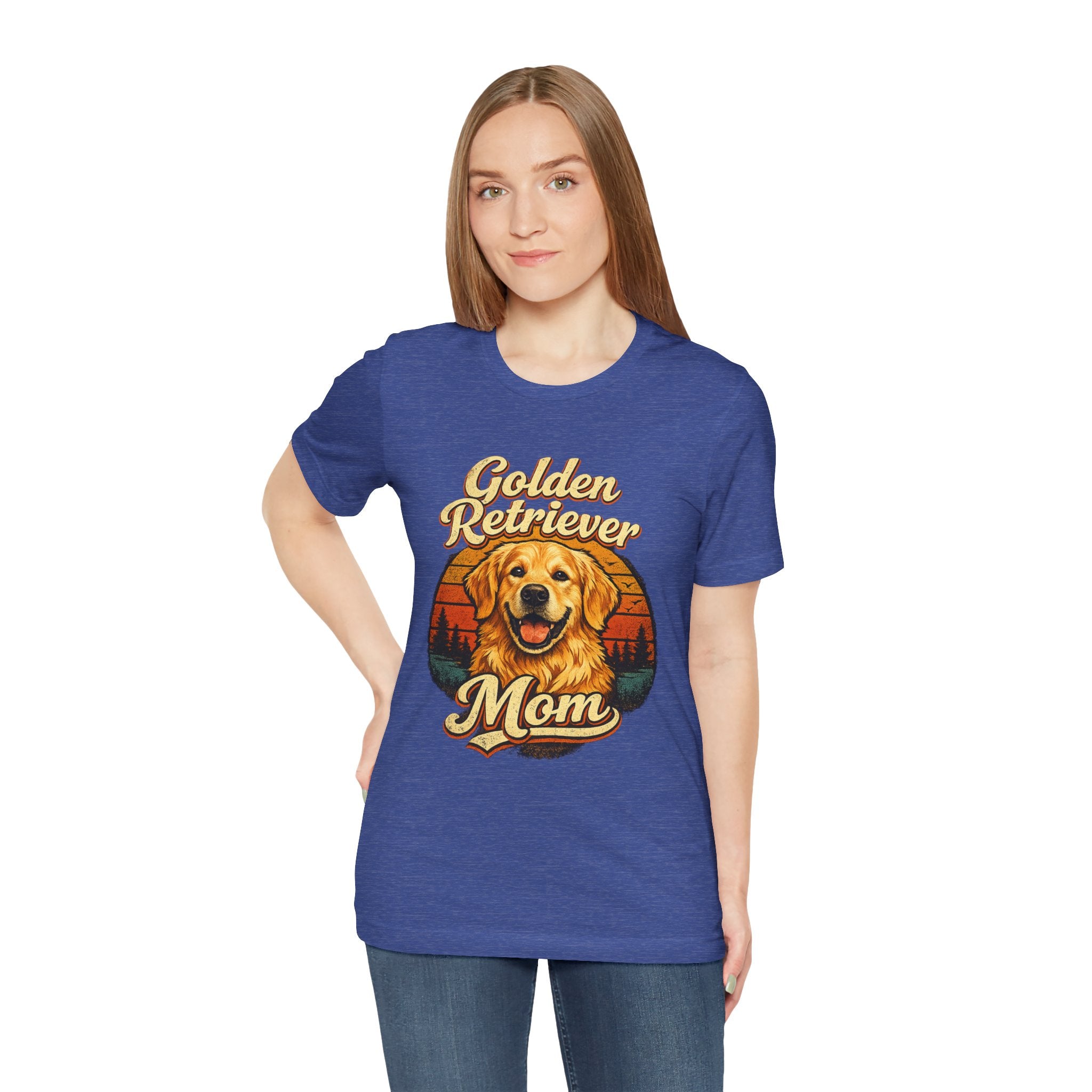 Golden Retriever Mom T-Shirt — Retro Dog Mom Tee