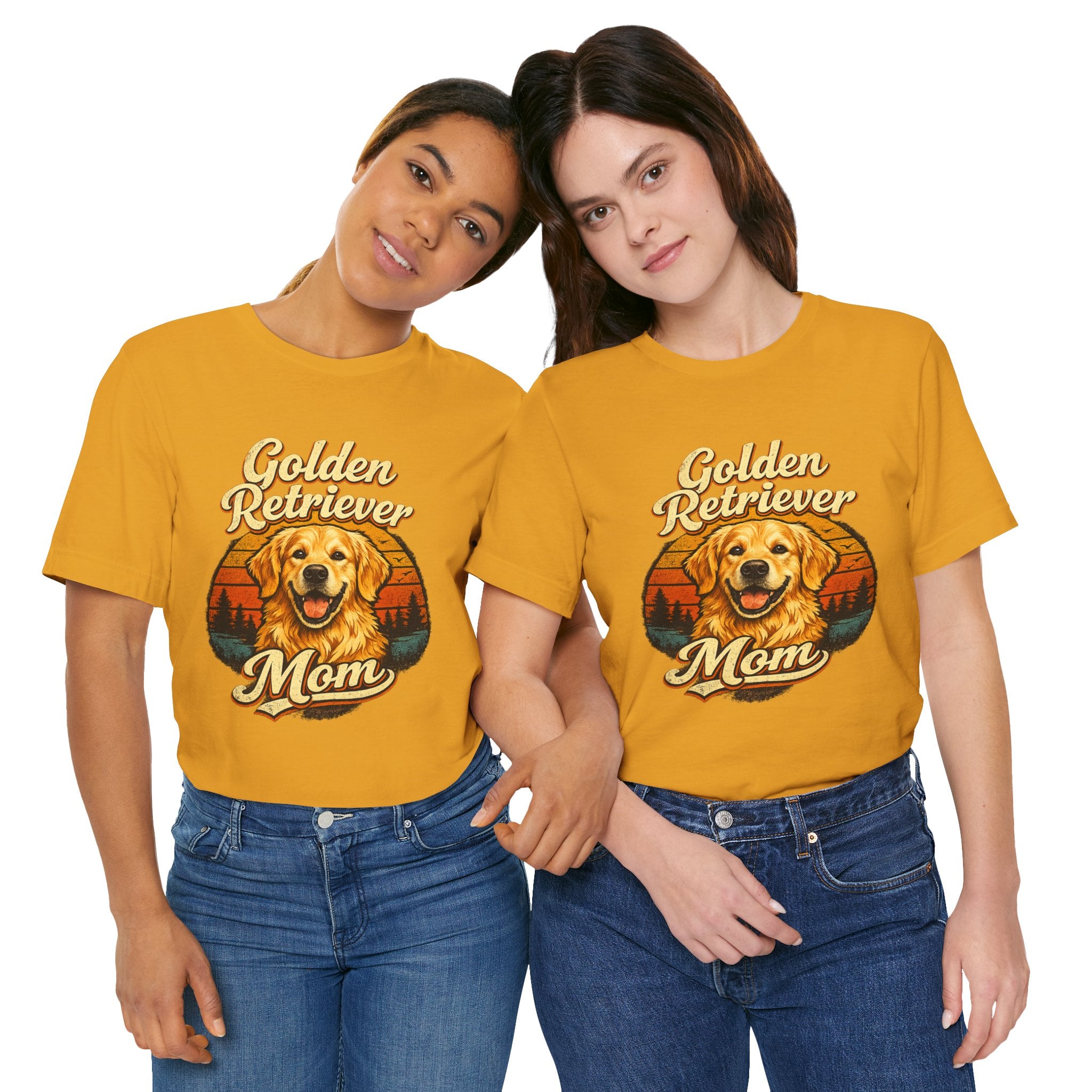 Golden Retriever Mom T-Shirt — Retro Dog Mom Tee