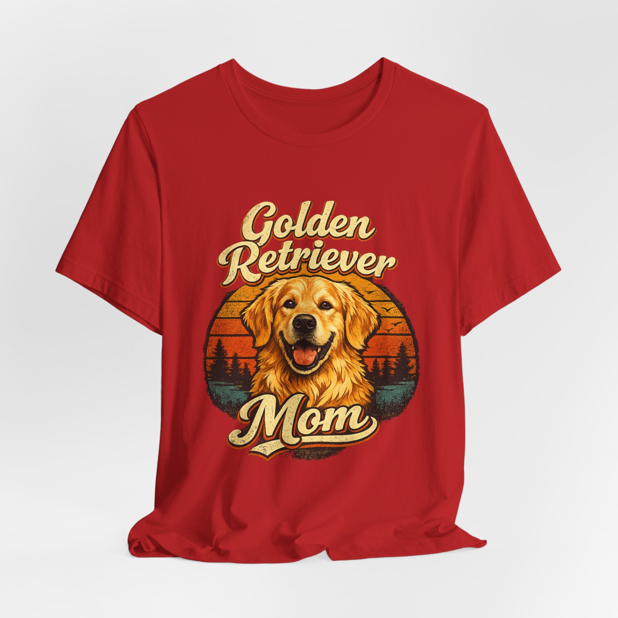Golden Retriever Mom T-Shirt — Retro Dog Mom Tee