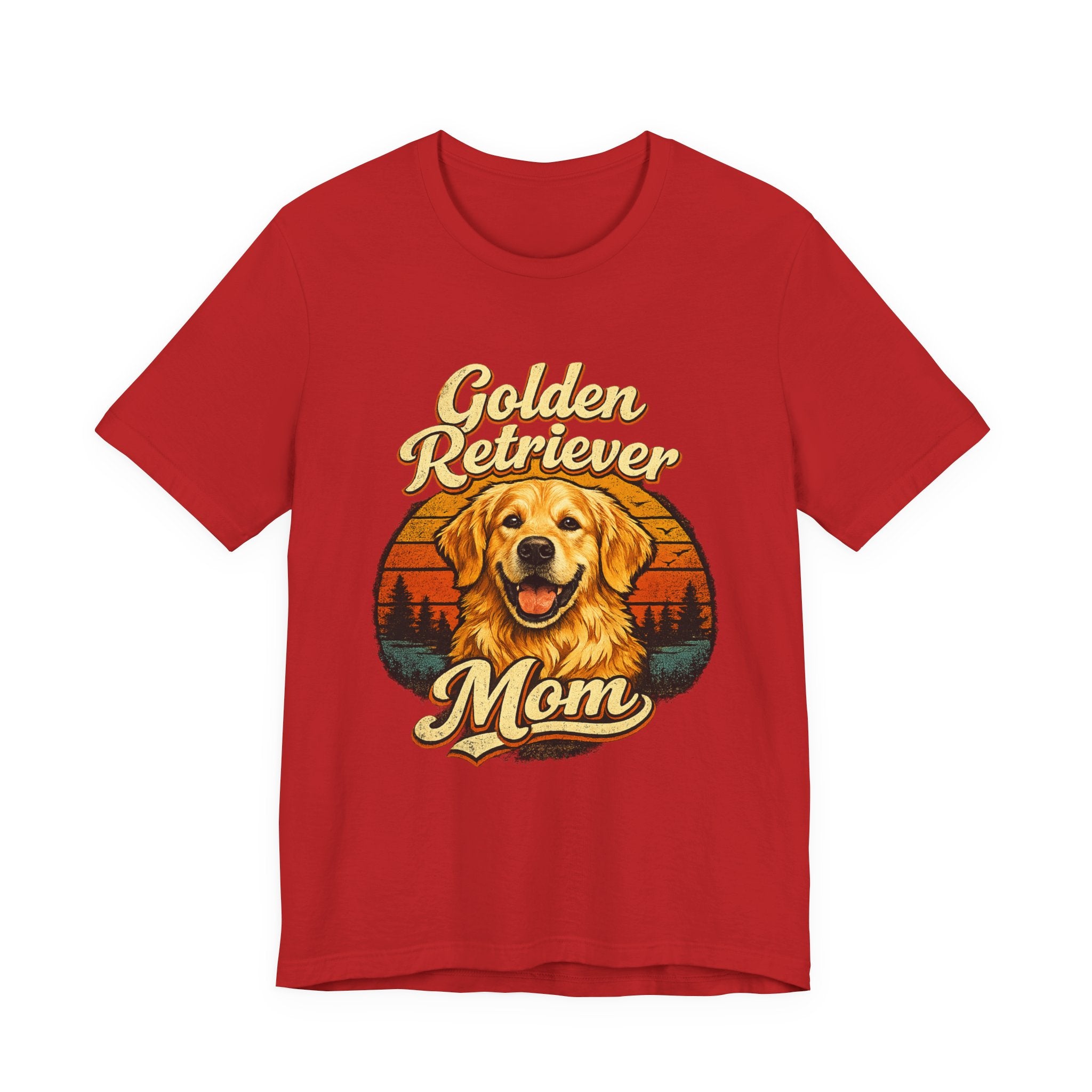 Golden Retriever Mom T-Shirt — Retro Dog Mom Tee