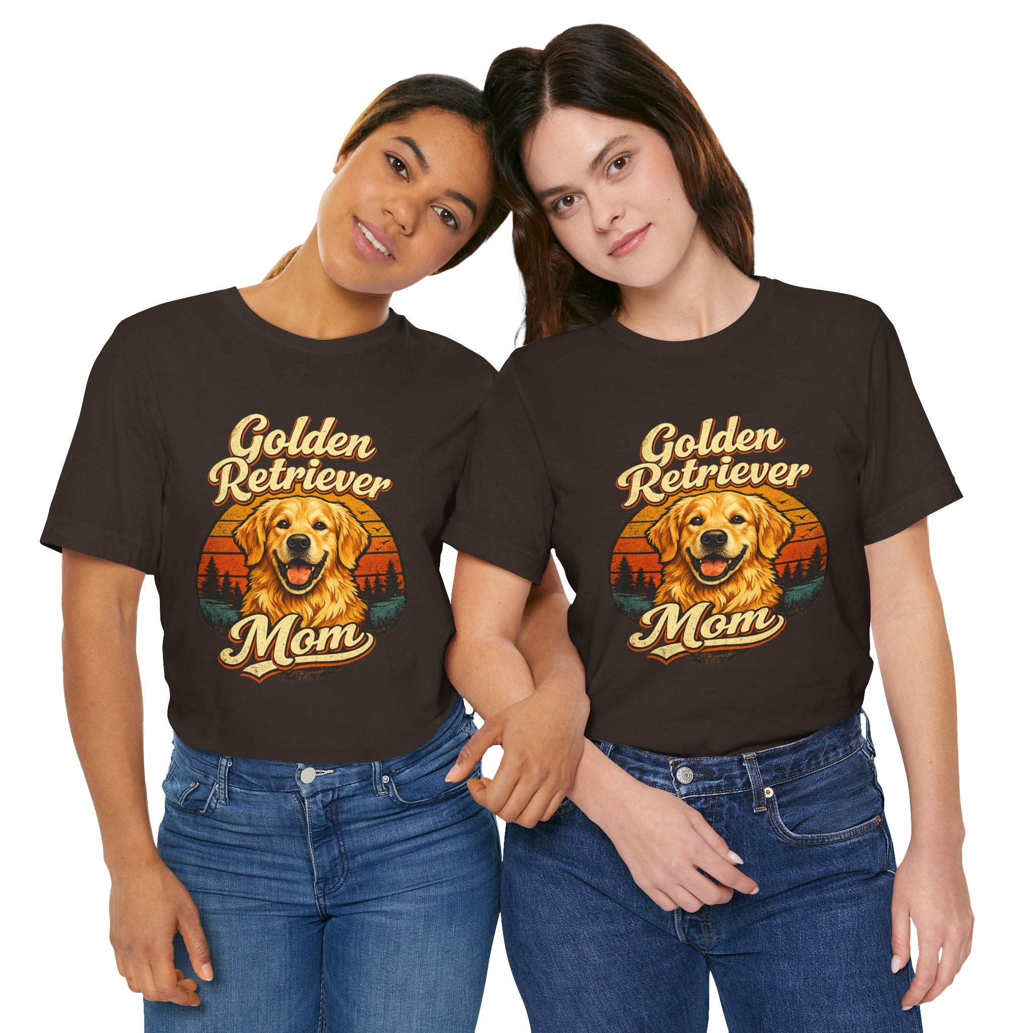 Golden Retriever Mom T-Shirt — Retro Dog Mom Tee