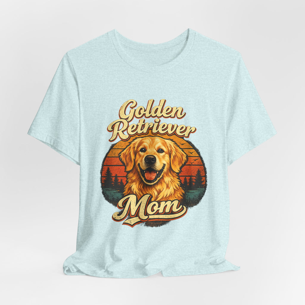 Golden Retriever Mom T-Shirt — Retro Dog Mom Tee