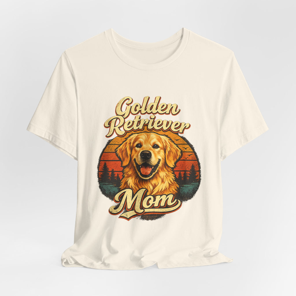 Golden Retriever Mom T-Shirt — Retro Dog Mom Tee