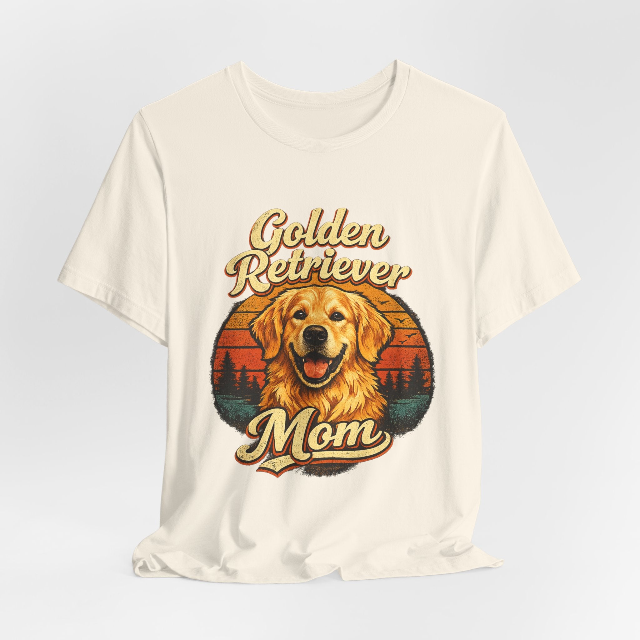 Golden Retriever Mom T-Shirt — Retro Dog Mom Tee