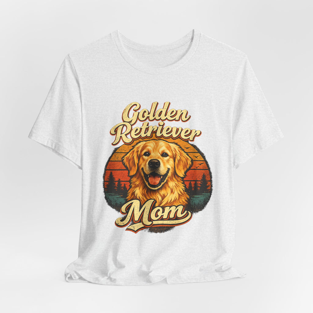 Golden Retriever Mom T-Shirt — Retro Dog Mom Tee