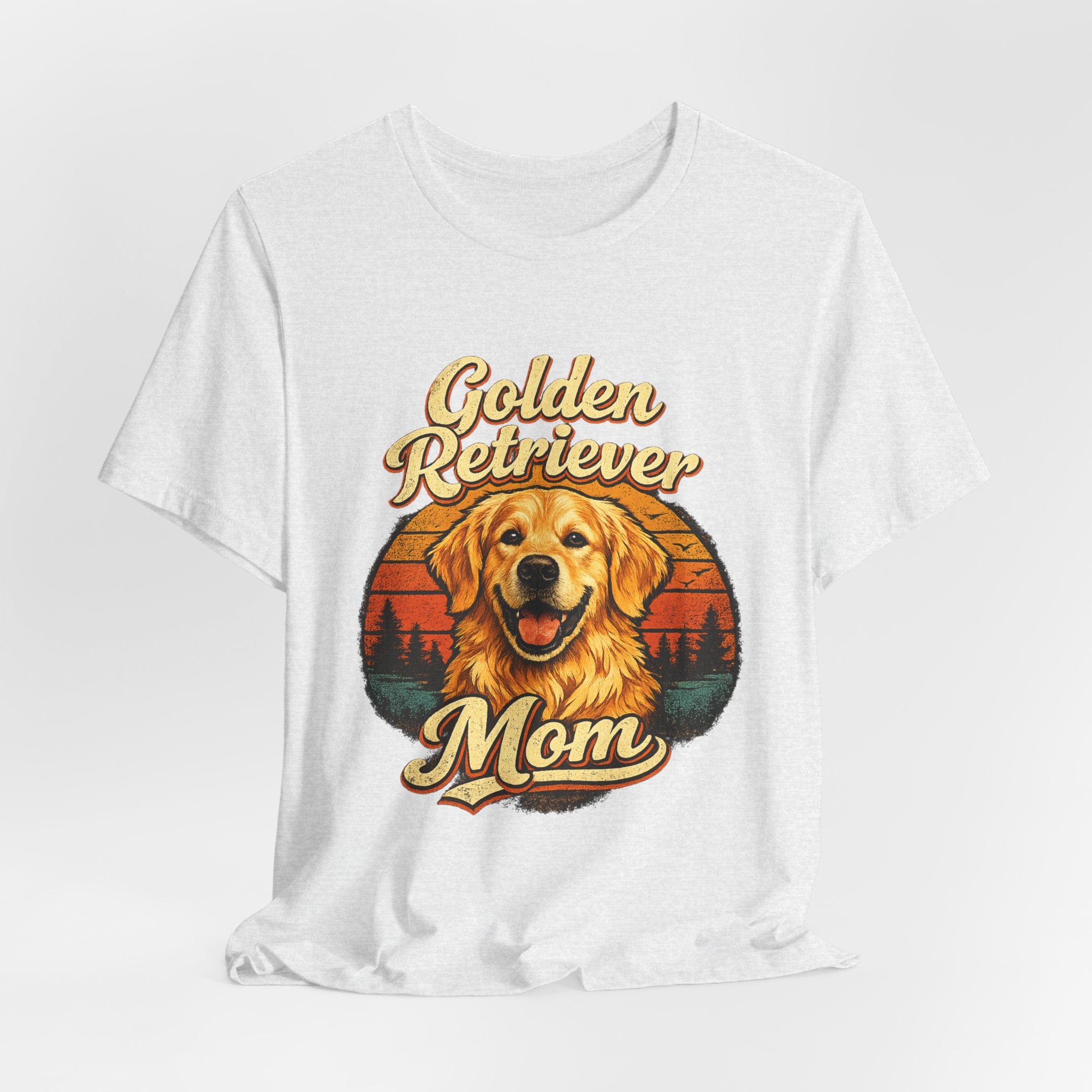 Golden Retriever Mom T-Shirt — Retro Dog Mom Tee