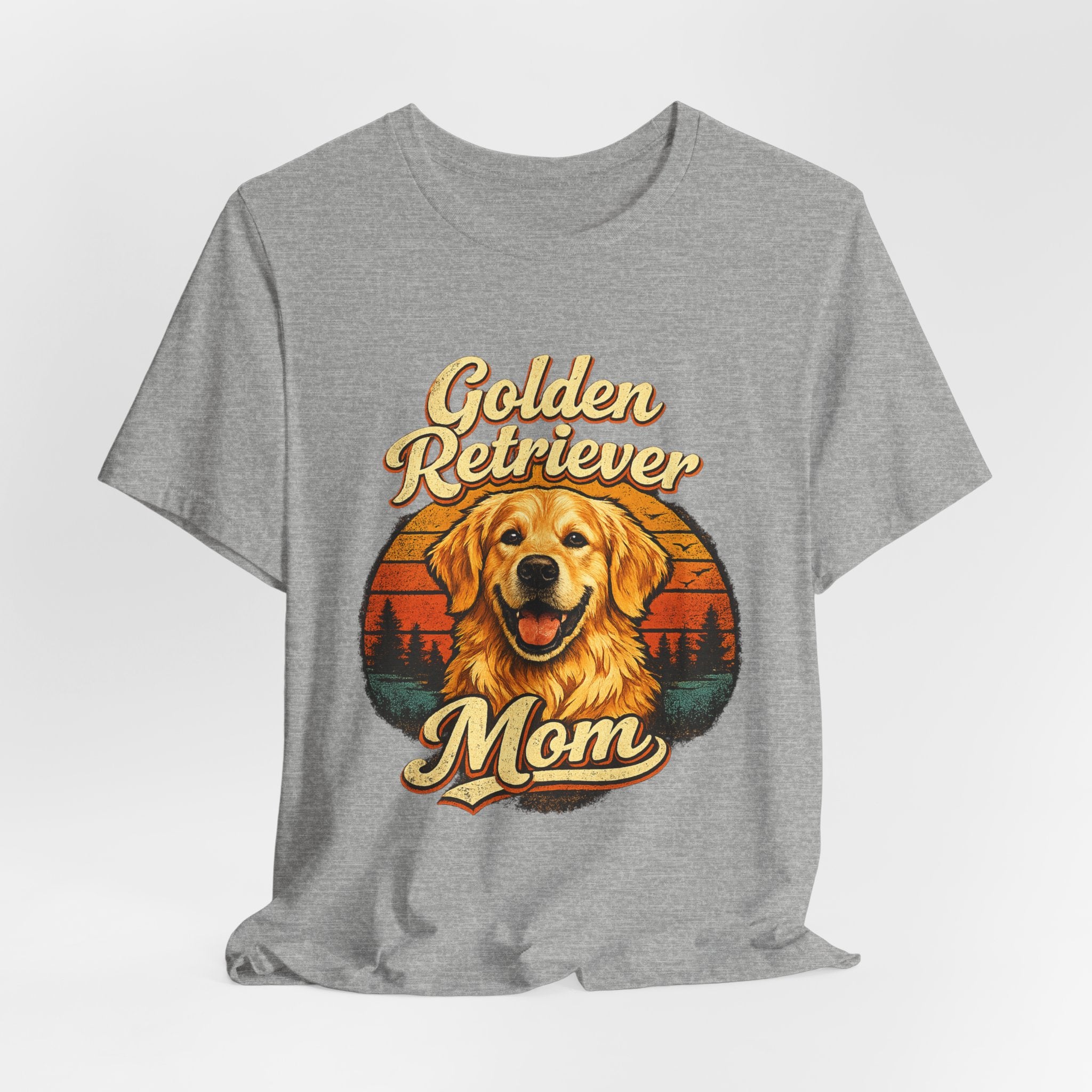 Golden Retriever Mom T-Shirt — Retro Dog Mom Tee