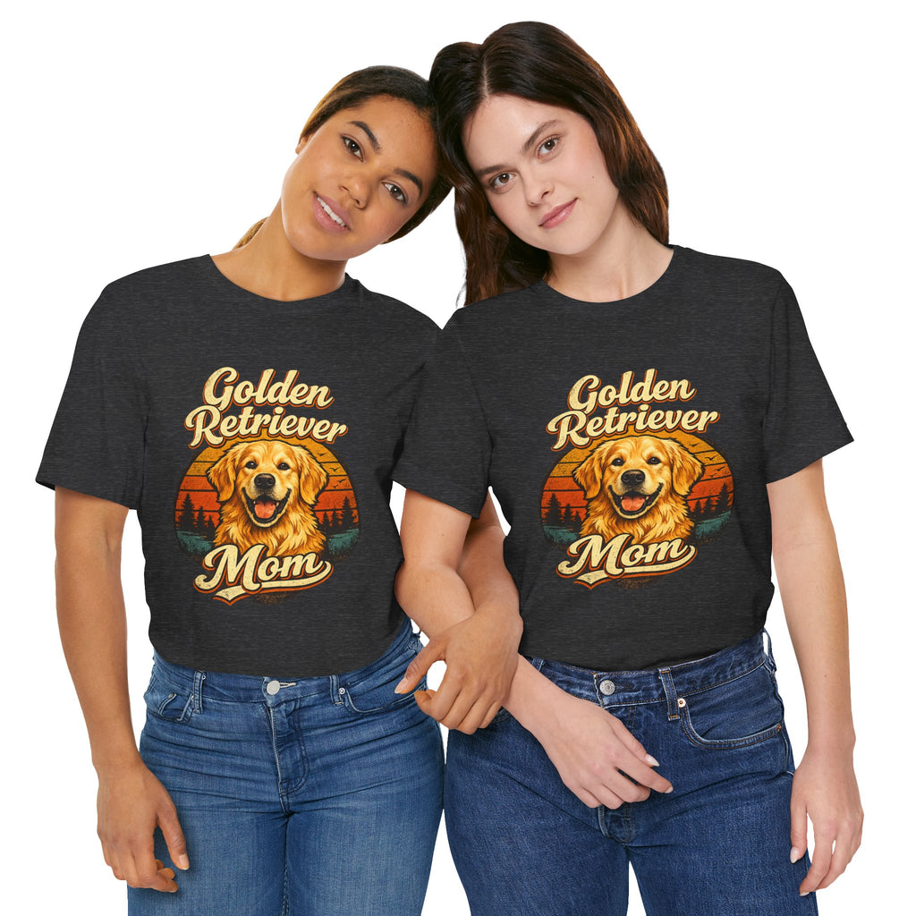 Golden Retriever Mom T-Shirt — Retro Dog Mom Tee