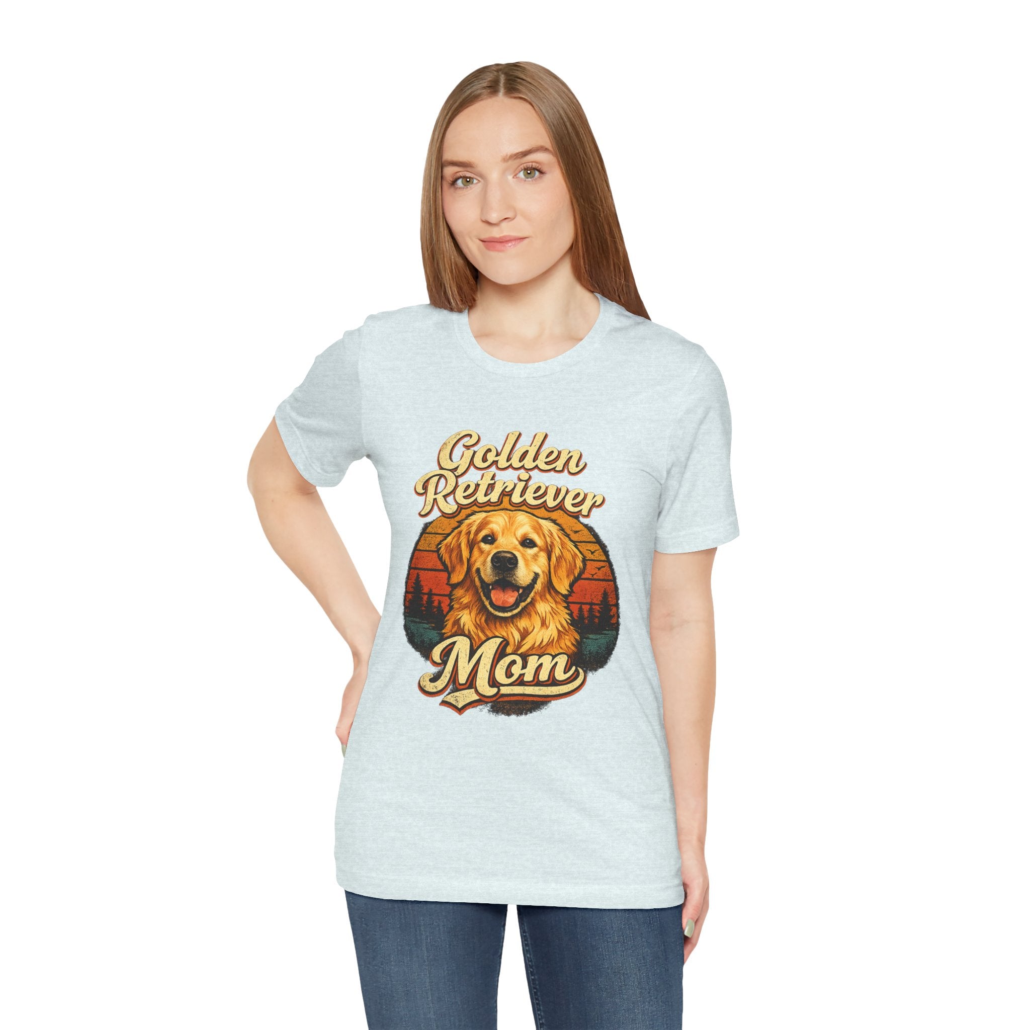 Golden Retriever Mom T-Shirt — Retro Dog Mom Tee