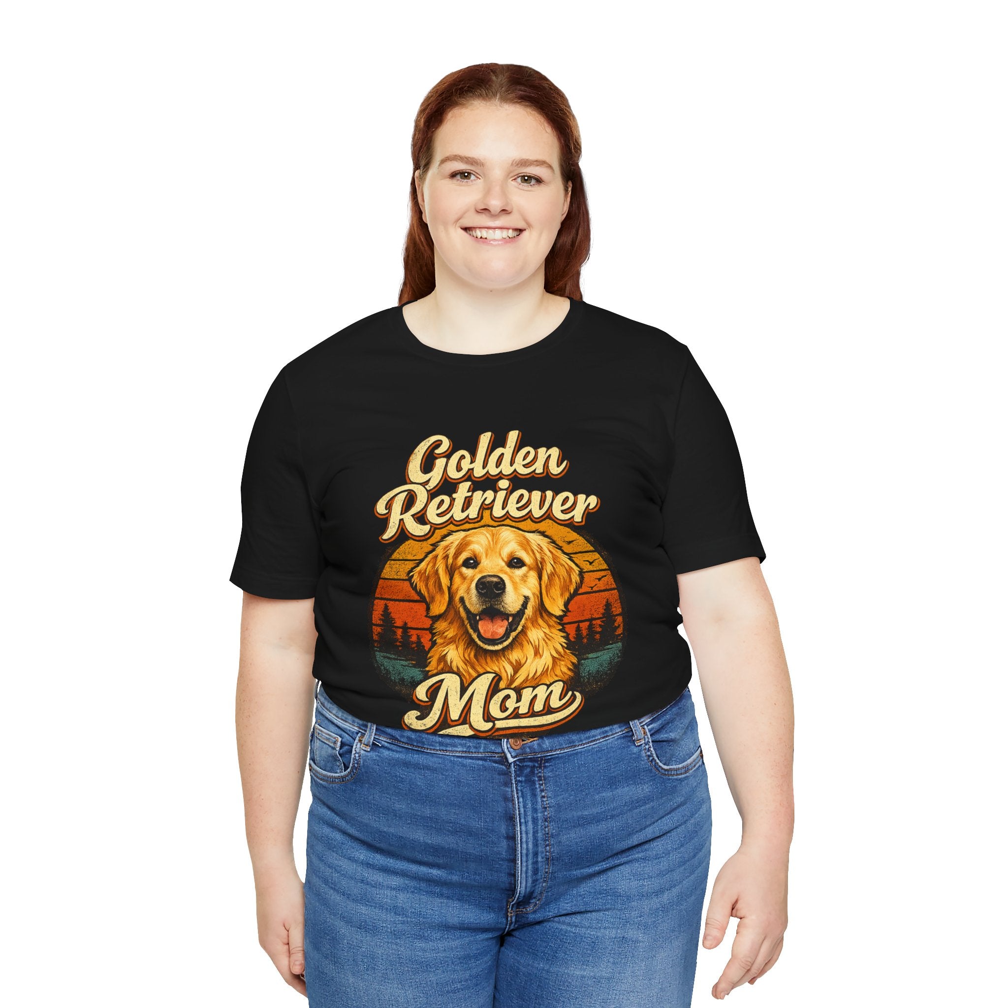 Golden Retriever Mom T-Shirt — Retro Dog Mom Tee