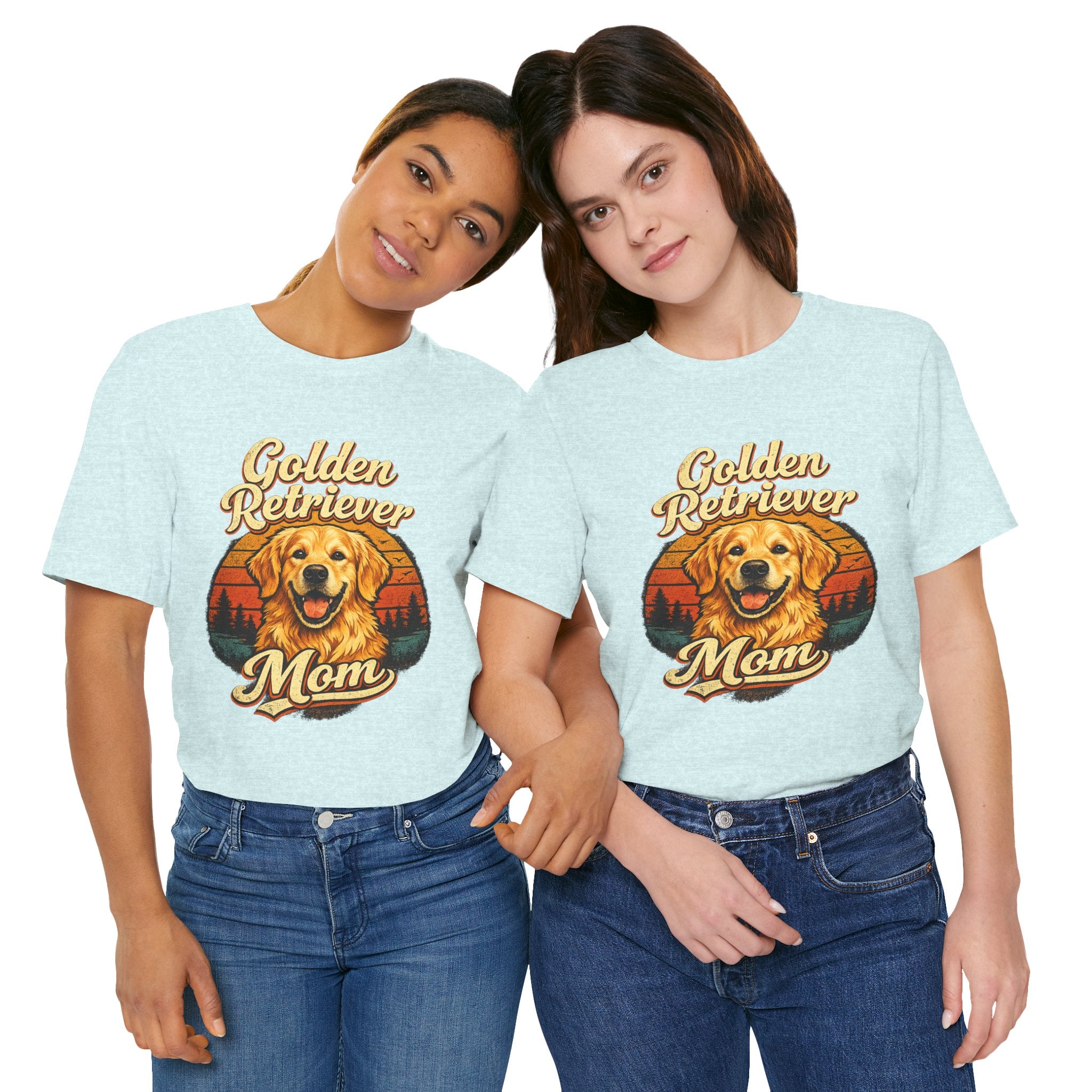 Golden Retriever Mom T-Shirt — Retro Dog Mom Tee