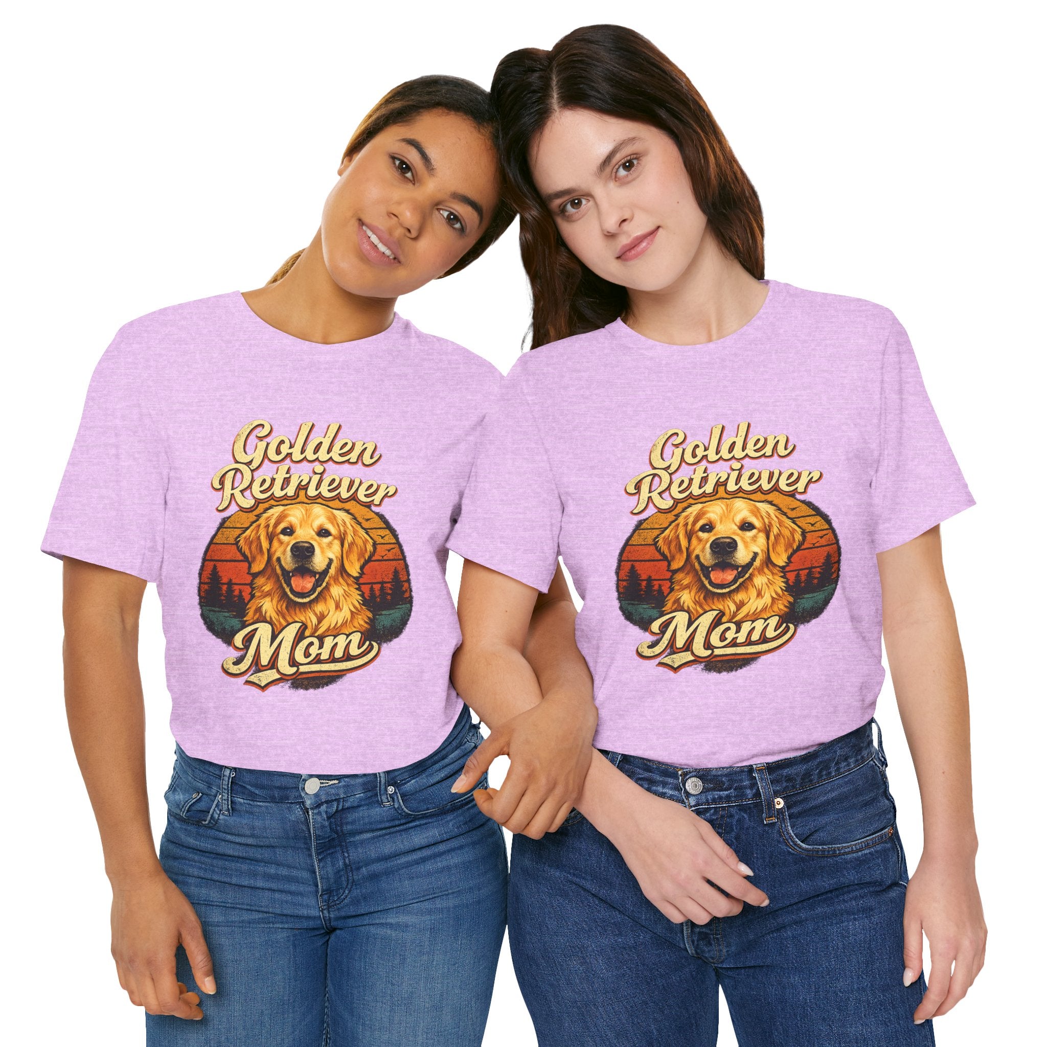 Golden Retriever Mom T-Shirt — Retro Dog Mom Tee