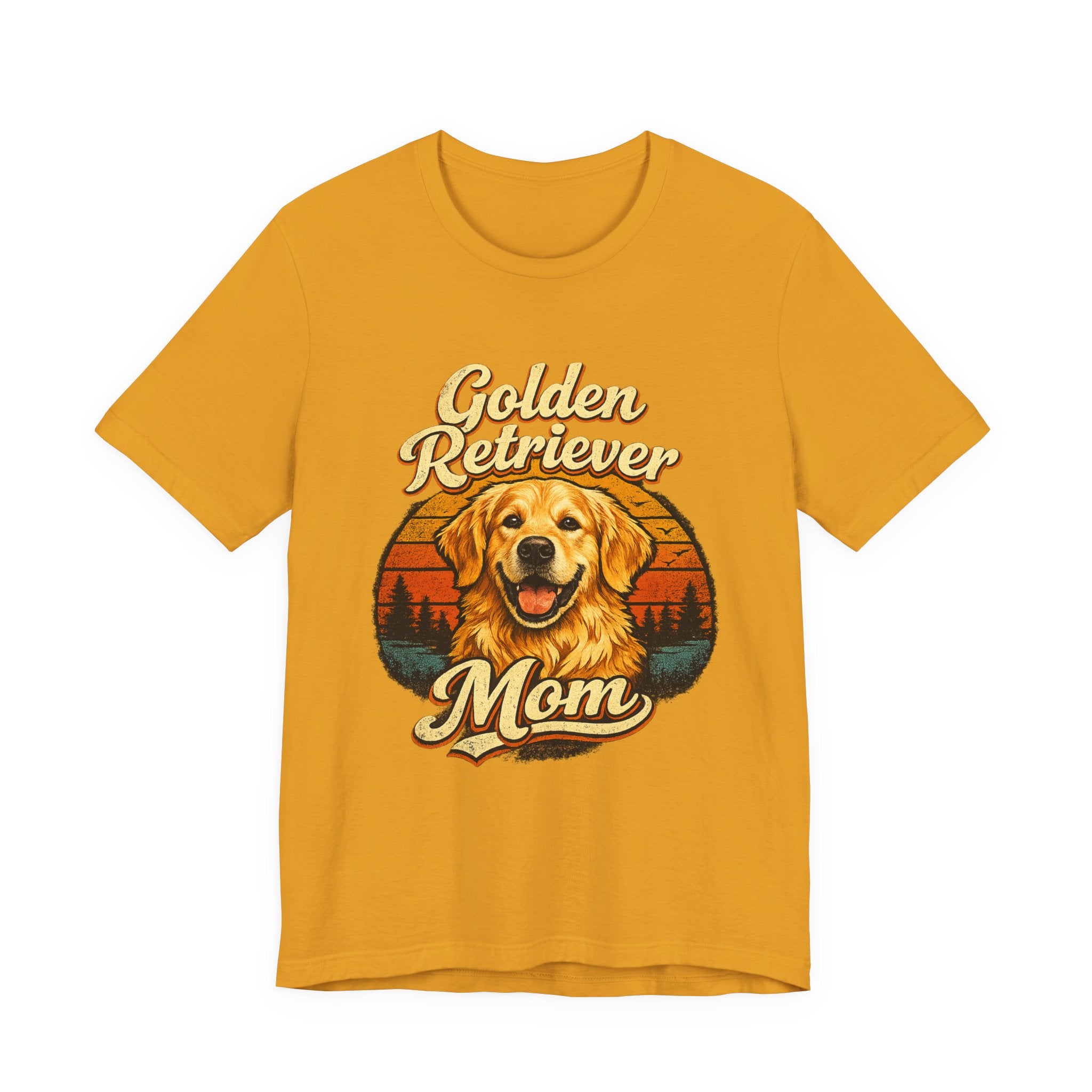Golden Retriever Mom T-Shirt — Retro Dog Mom Tee