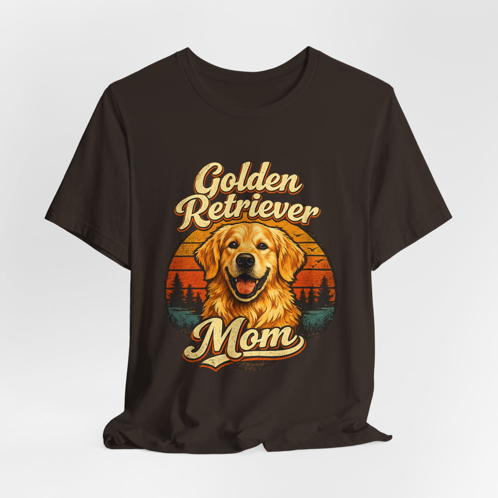 Golden Retriever Mom T-Shirt — Retro Dog Mom Tee