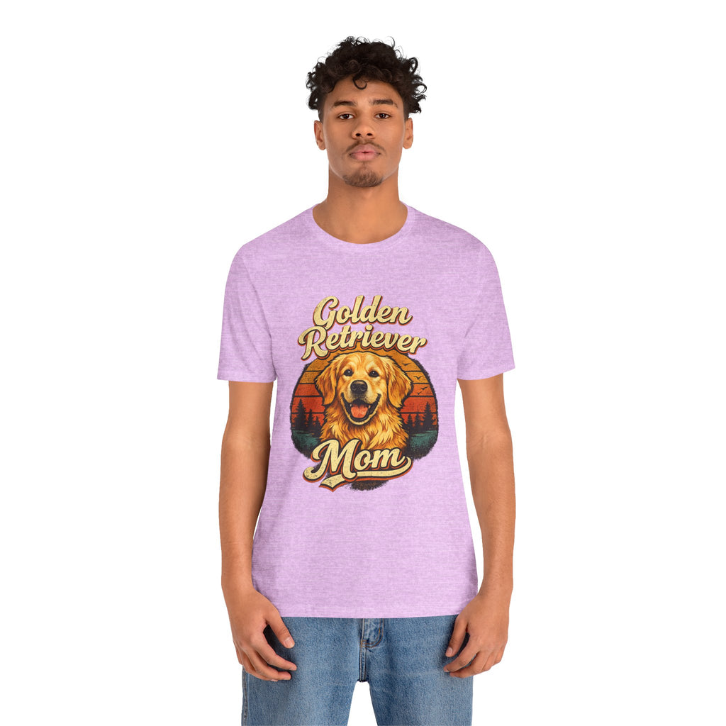 Golden Retriever Mom T-Shirt — Retro Dog Mom Tee