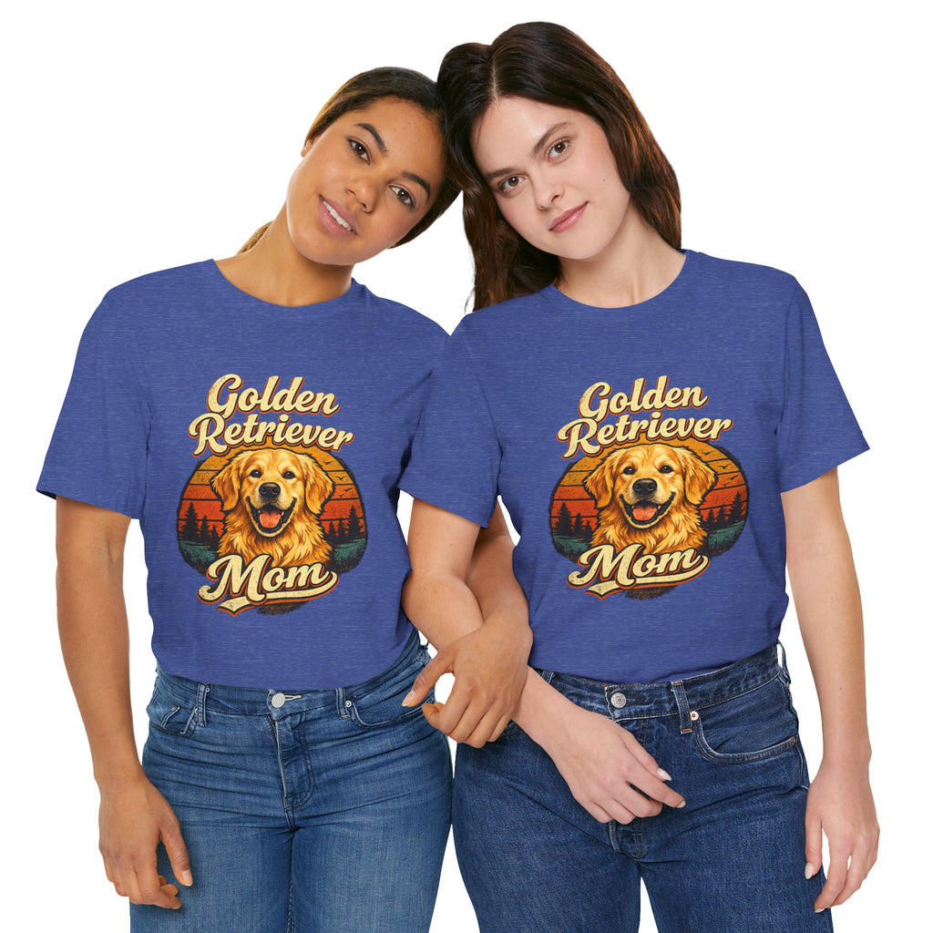 Golden Retriever Mom T-Shirt — Retro Dog Mom Tee