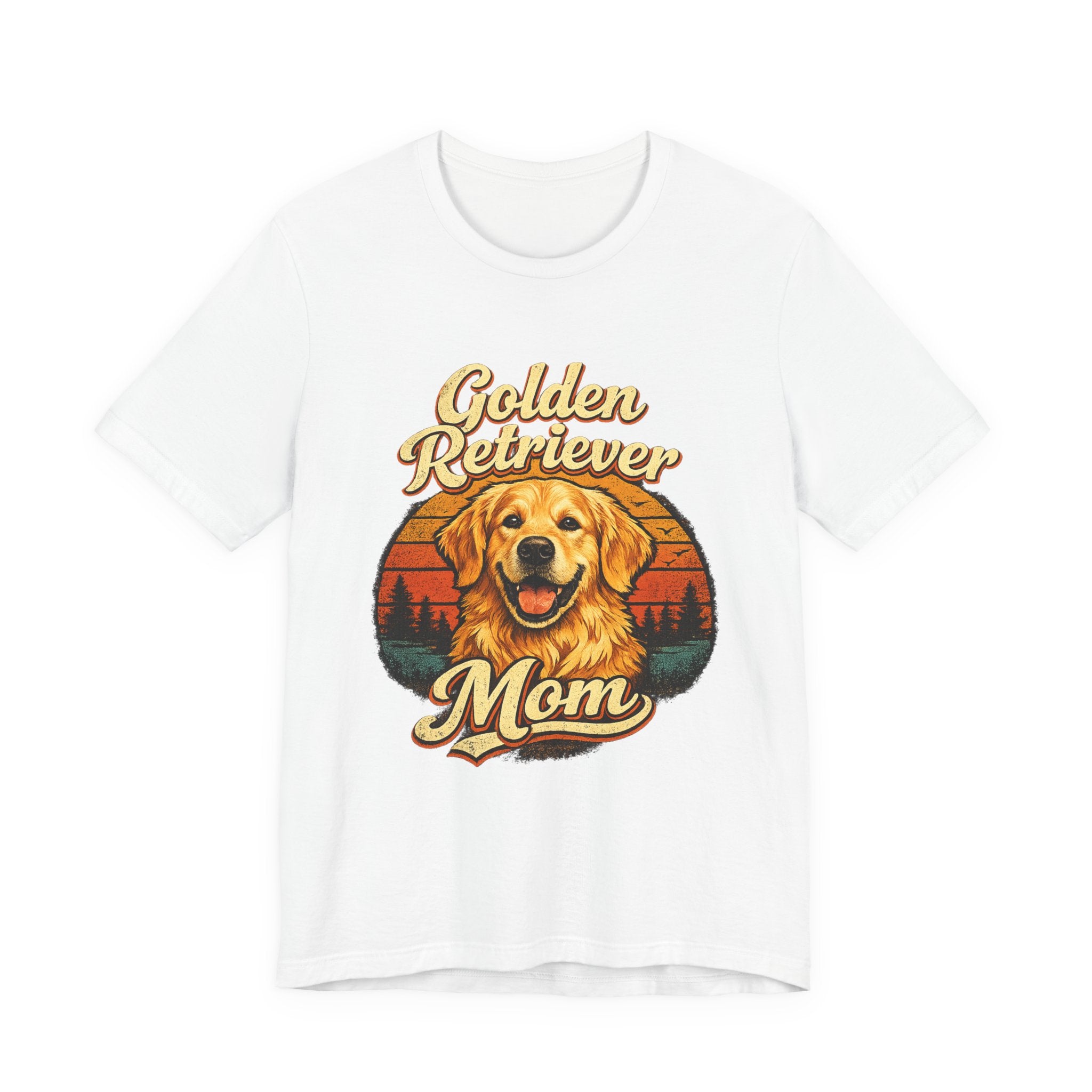 Golden Retriever Mom T-Shirt — Retro Dog Mom Tee