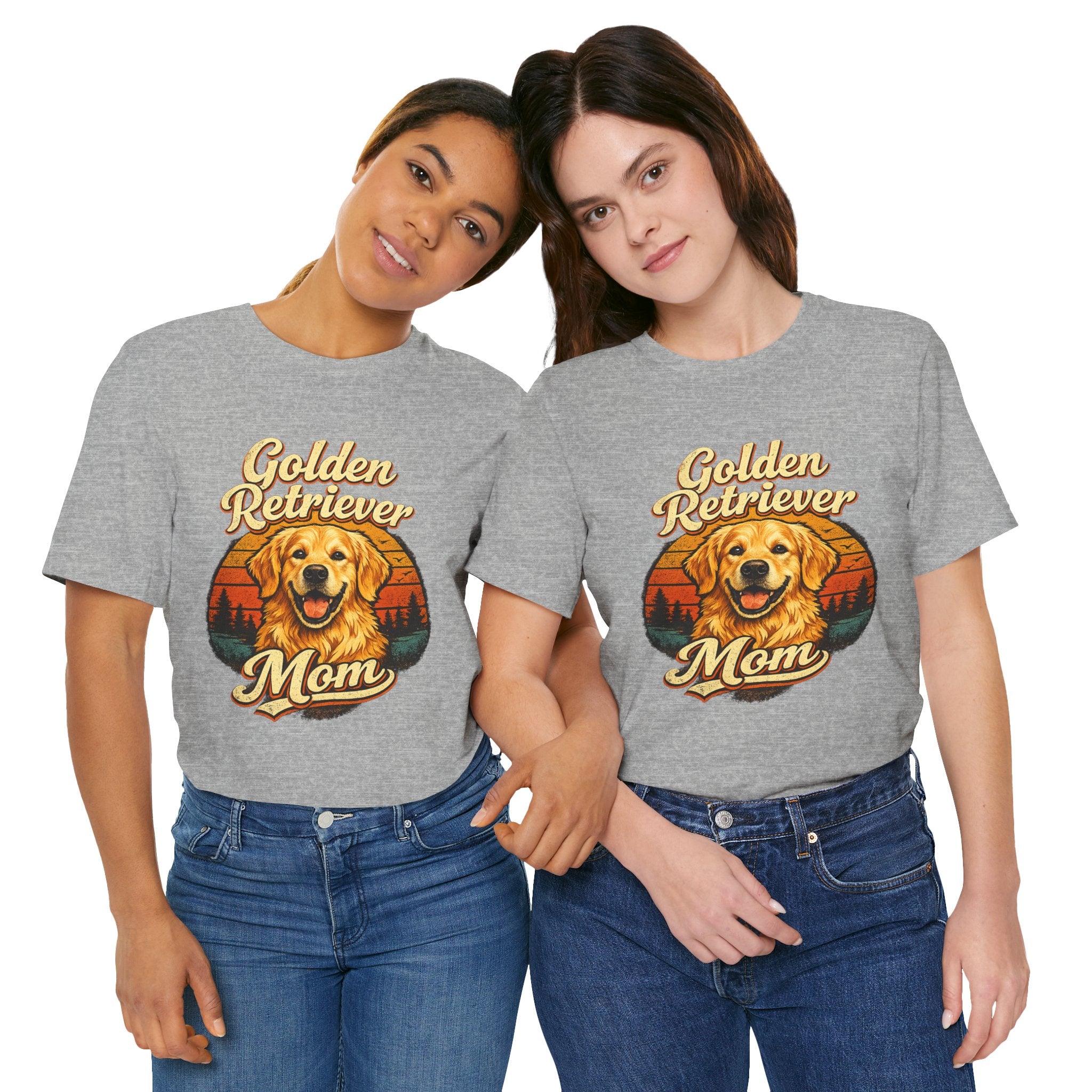 Golden Retriever Mom T-Shirt — Retro Dog Mom Tee