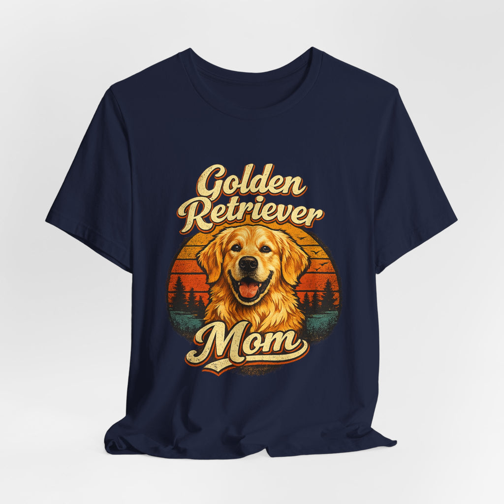 Golden Retriever Mom T-Shirt — Retro Dog Mom Tee