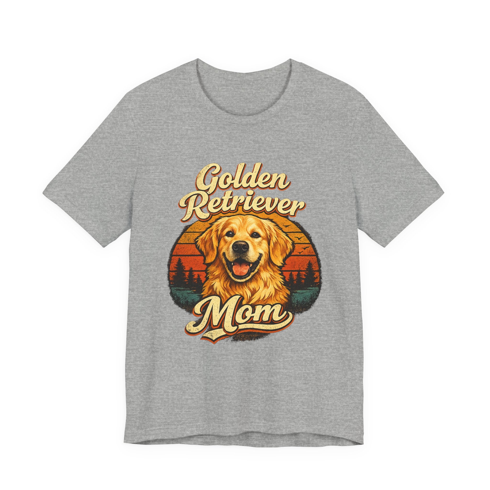Golden Retriever Mom T-Shirt — Retro Dog Mom Tee