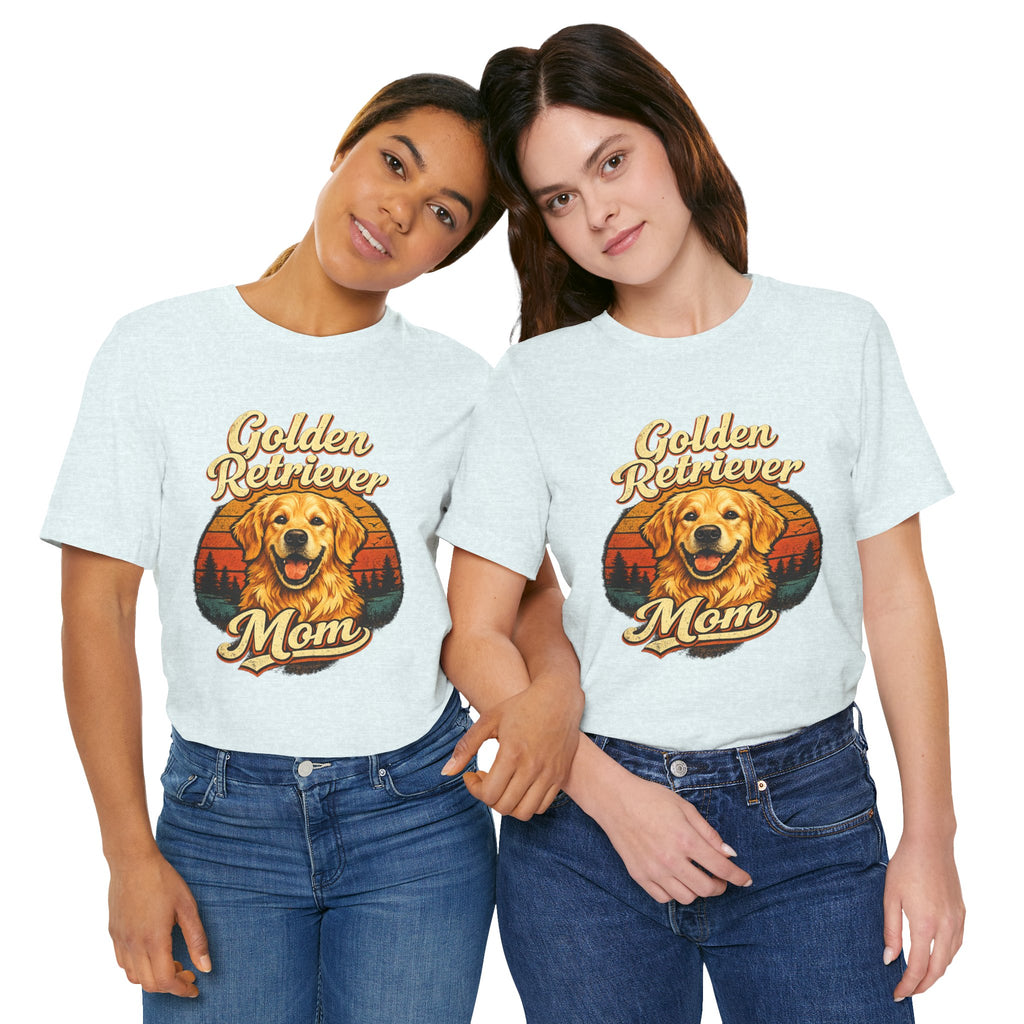 Golden Retriever Mom T-Shirt — Retro Dog Mom Tee