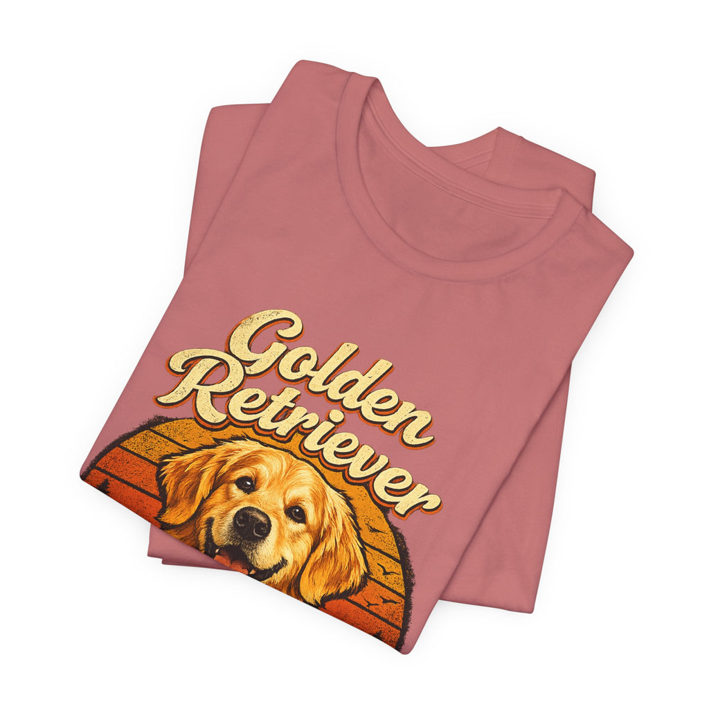 Golden Retriever Mom T-Shirt — Retro Dog Mom Tee