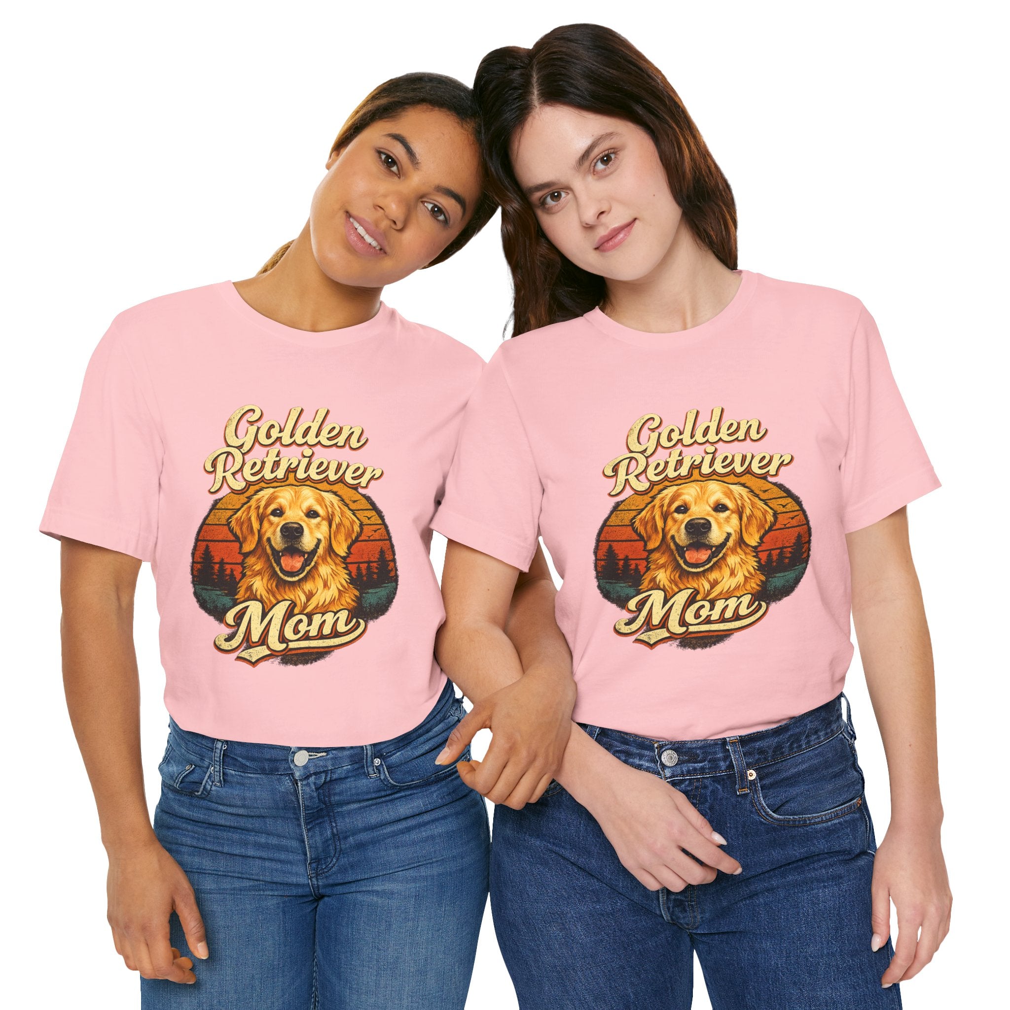 Golden Retriever Mom T-Shirt — Retro Dog Mom Tee