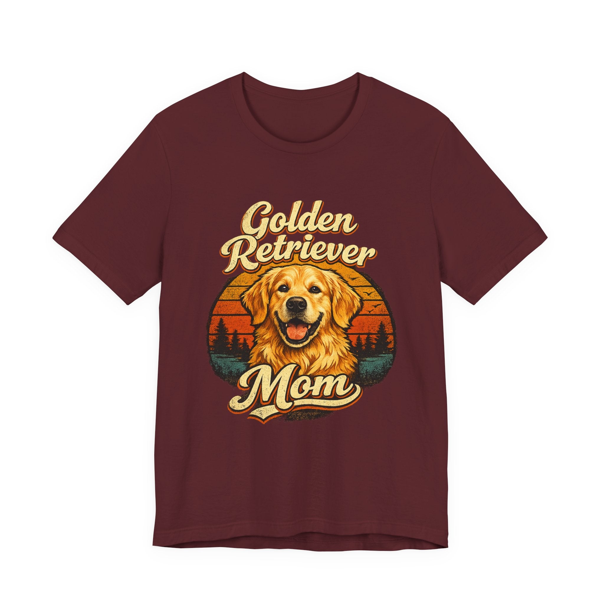 Golden Retriever Mom T-Shirt — Retro Dog Mom Tee