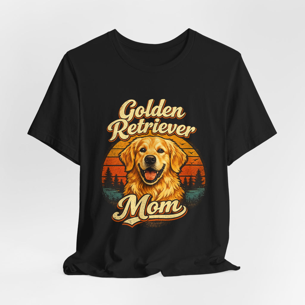 Golden Retriever Mom T-Shirt — Retro Dog Mom Tee