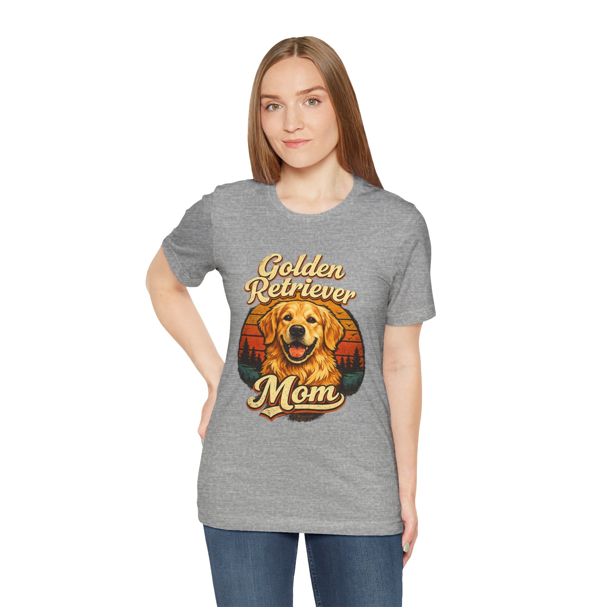 Golden Retriever Mom T-Shirt — Retro Dog Mom Tee