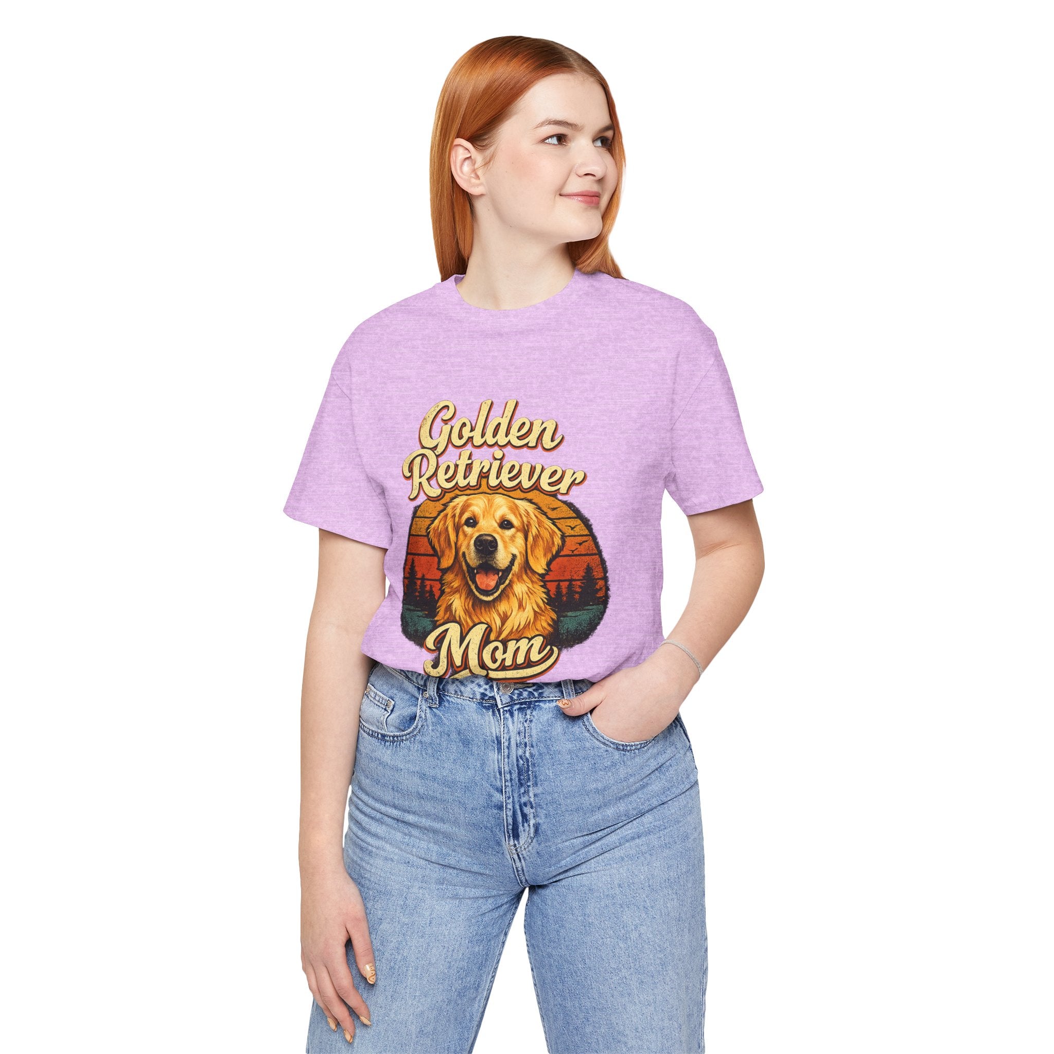 Golden Retriever Mom T-Shirt — Retro Dog Mom Tee