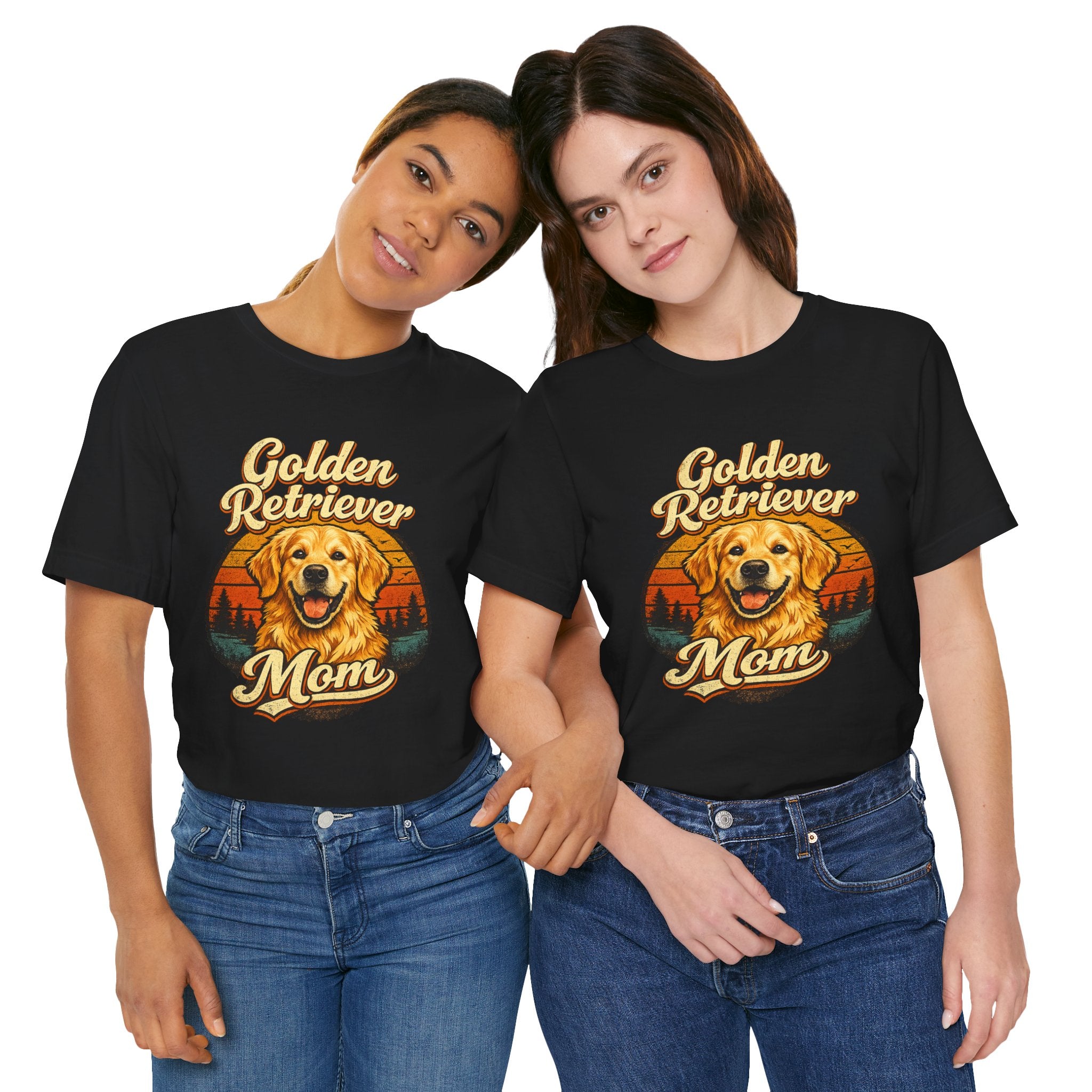 Golden Retriever Mom T-Shirt — Retro Dog Mom Tee