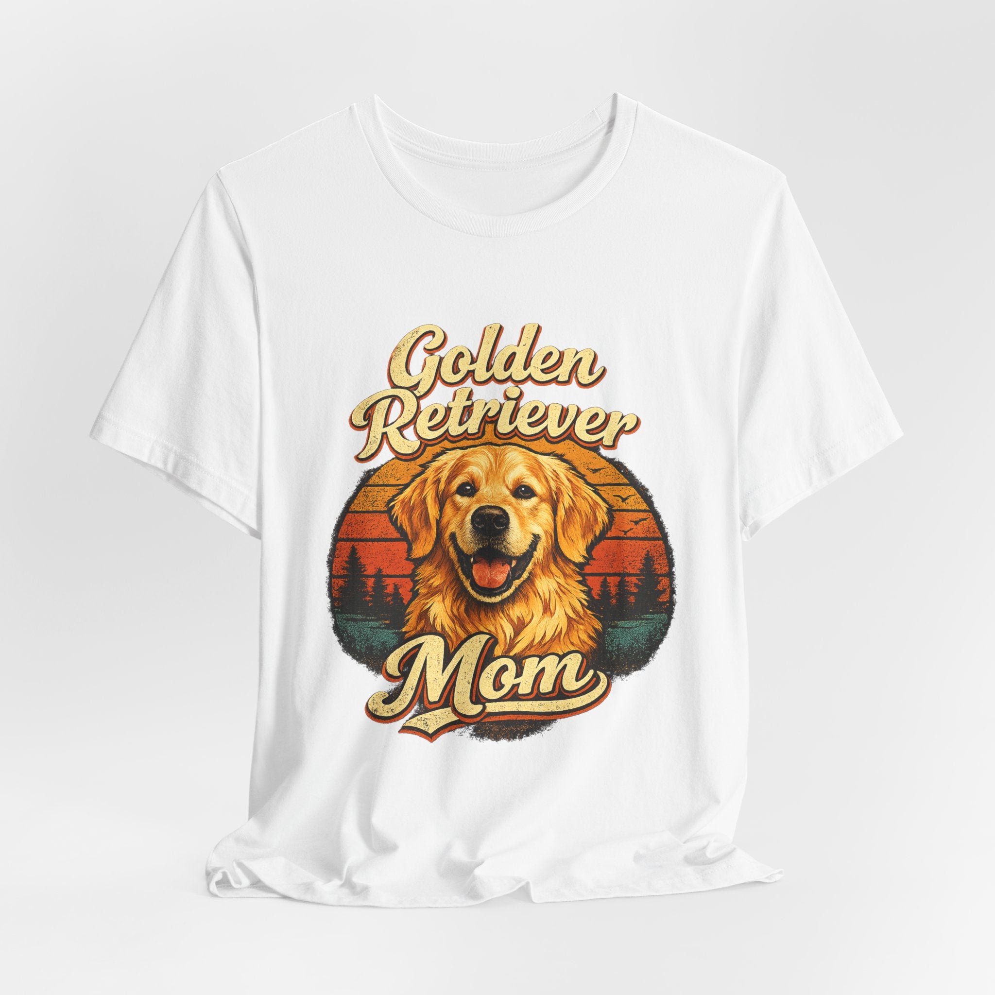 Golden Retriever Mom T-Shirt — Retro Dog Mom Tee