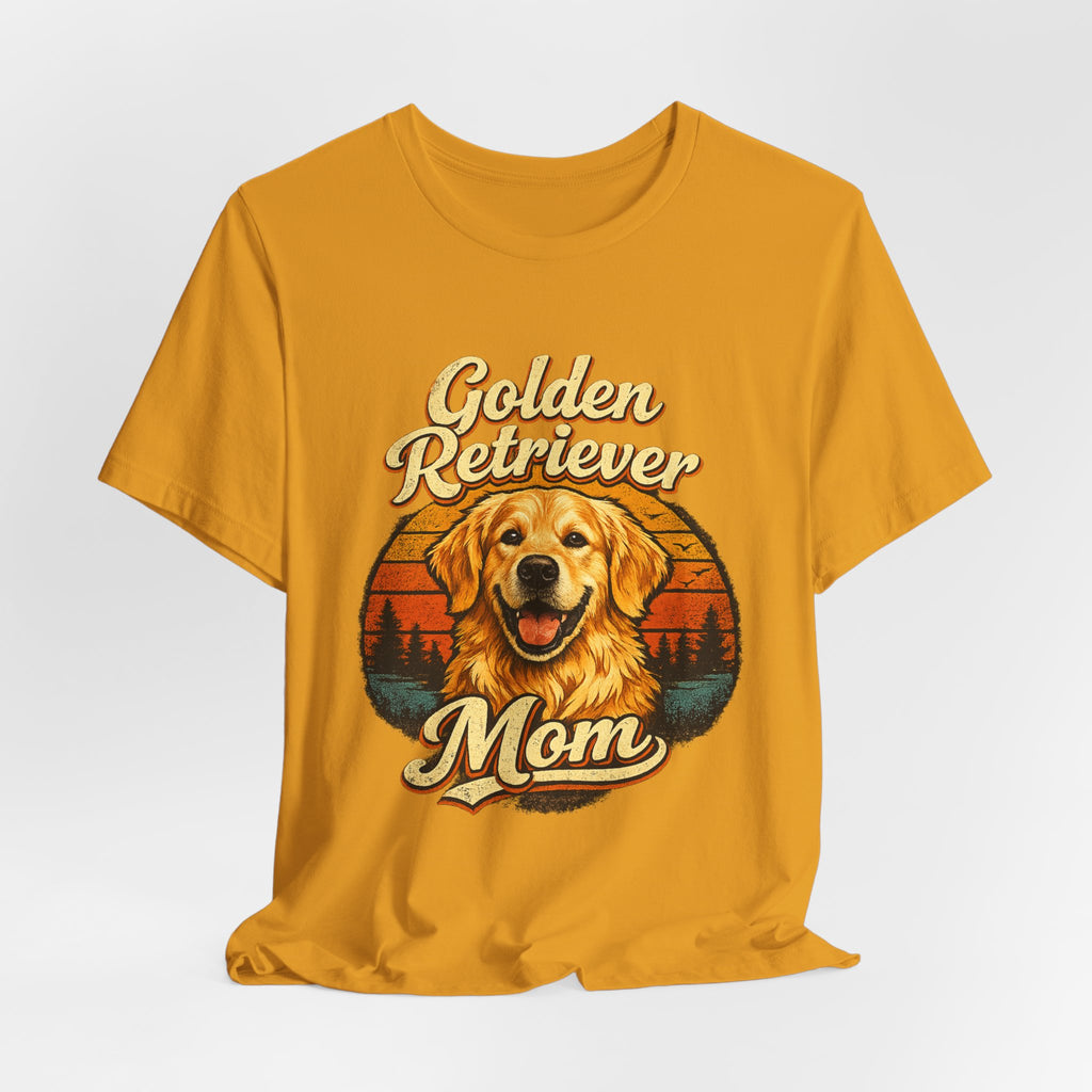 Golden Retriever Mom T-Shirt — Retro Dog Mom Tee