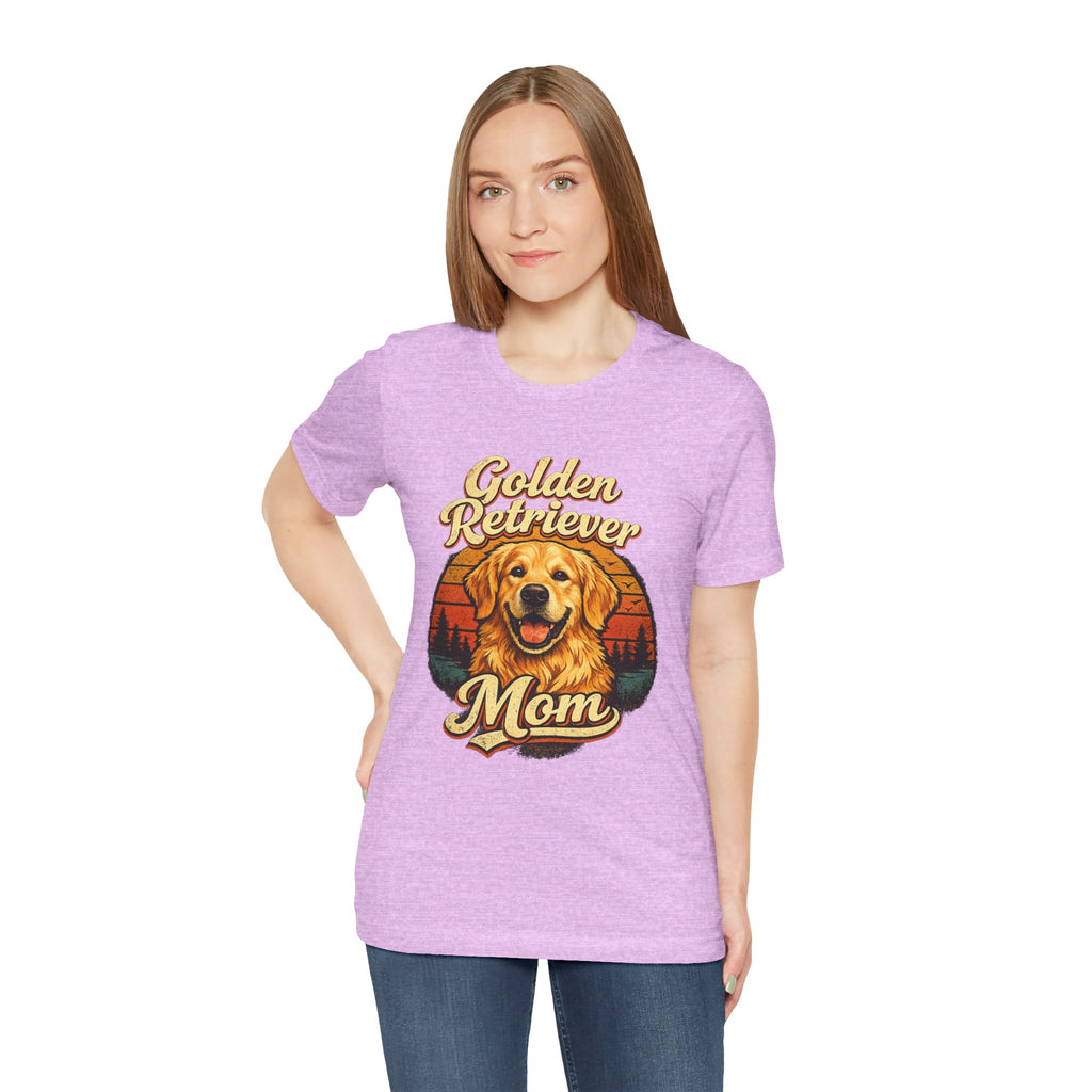Golden Retriever Mom T-Shirt — Retro Dog Mom Tee