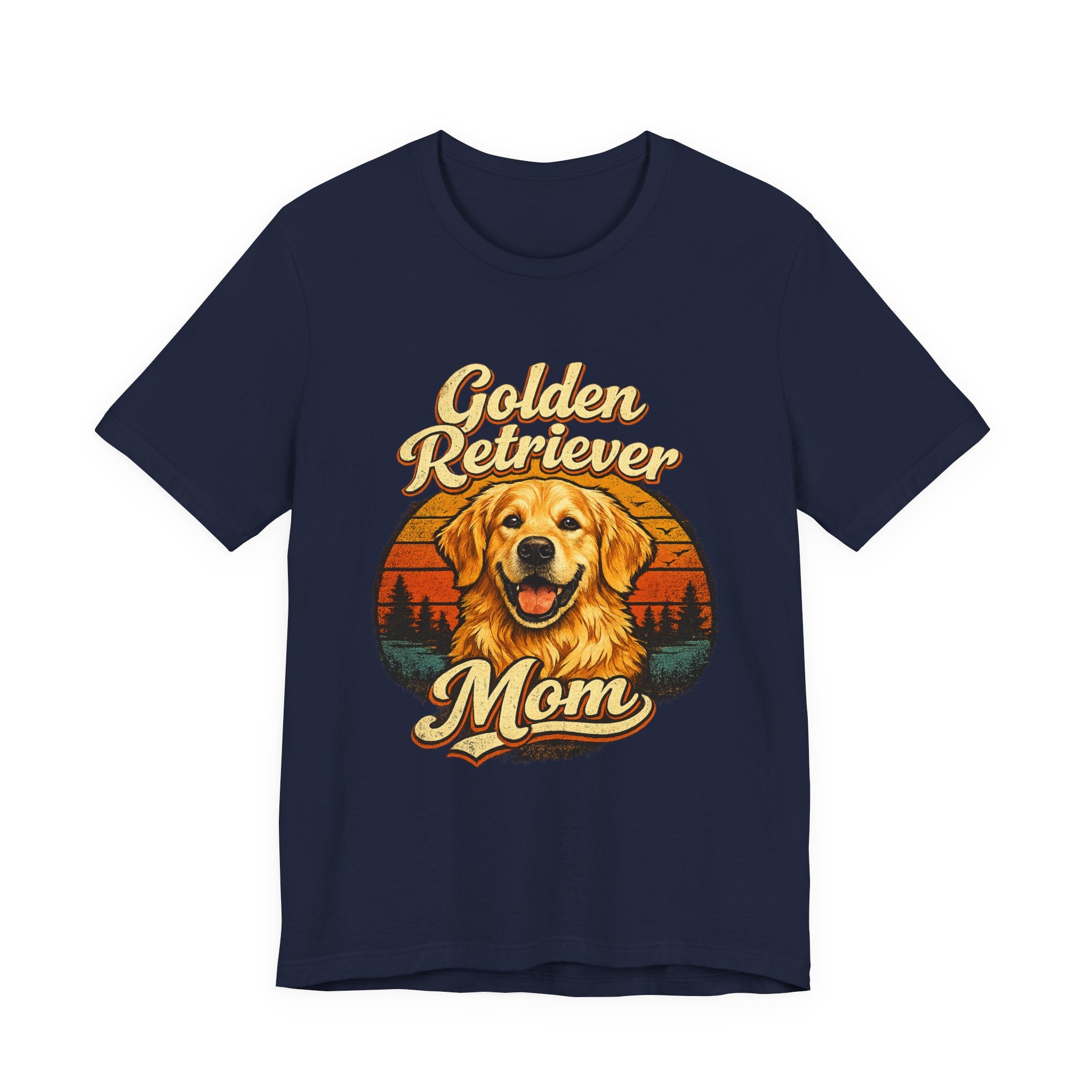 Golden Retriever Mom T-Shirt — Retro Dog Mom Tee