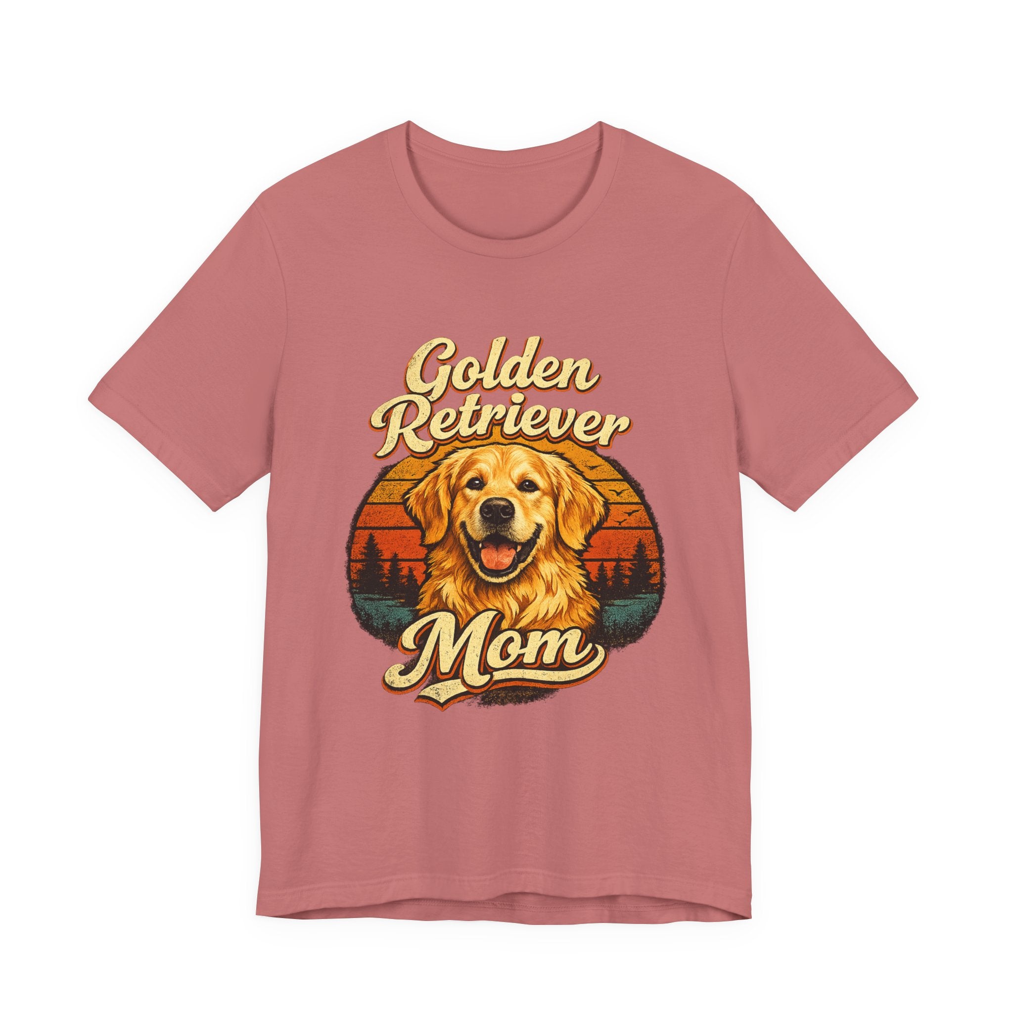 Golden Retriever Mom T-Shirt — Retro Dog Mom Tee
